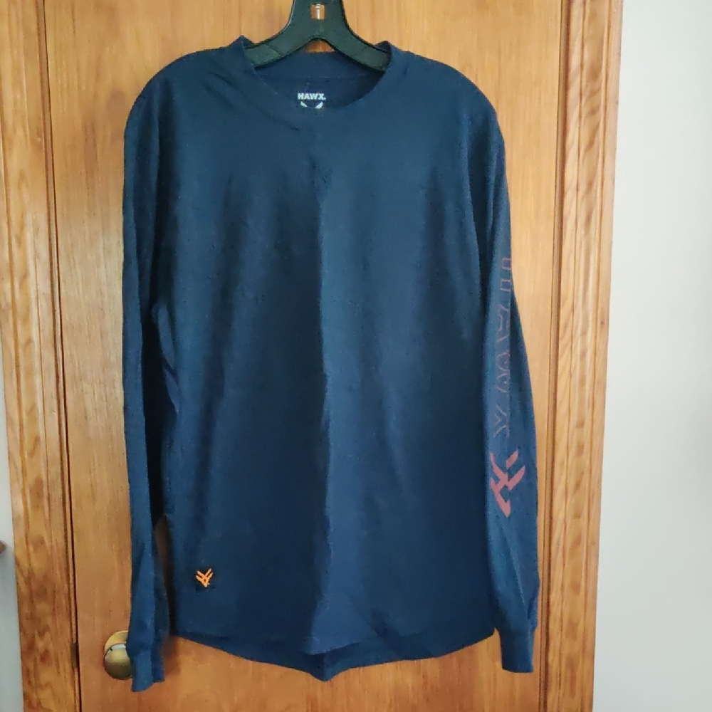 Navy Blue Long Sleeve Shirt